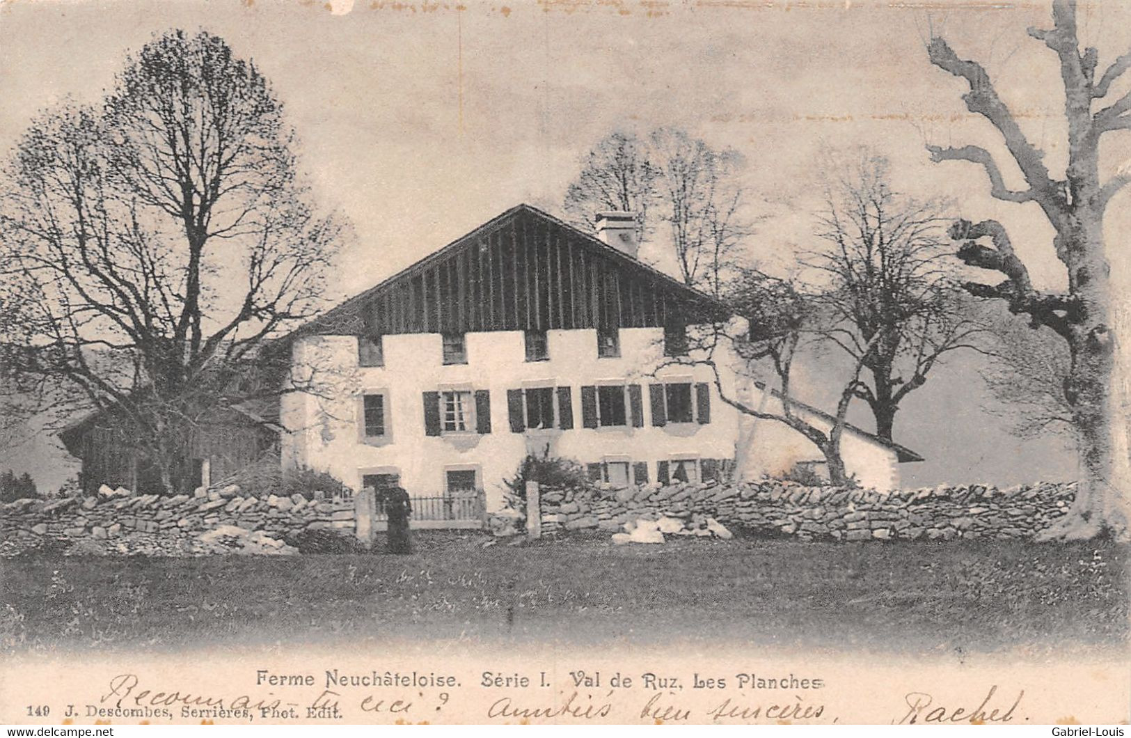 Ferme Neuchâteloise Série I Val De Ruz Les Planches Dombresson - Dombresson 