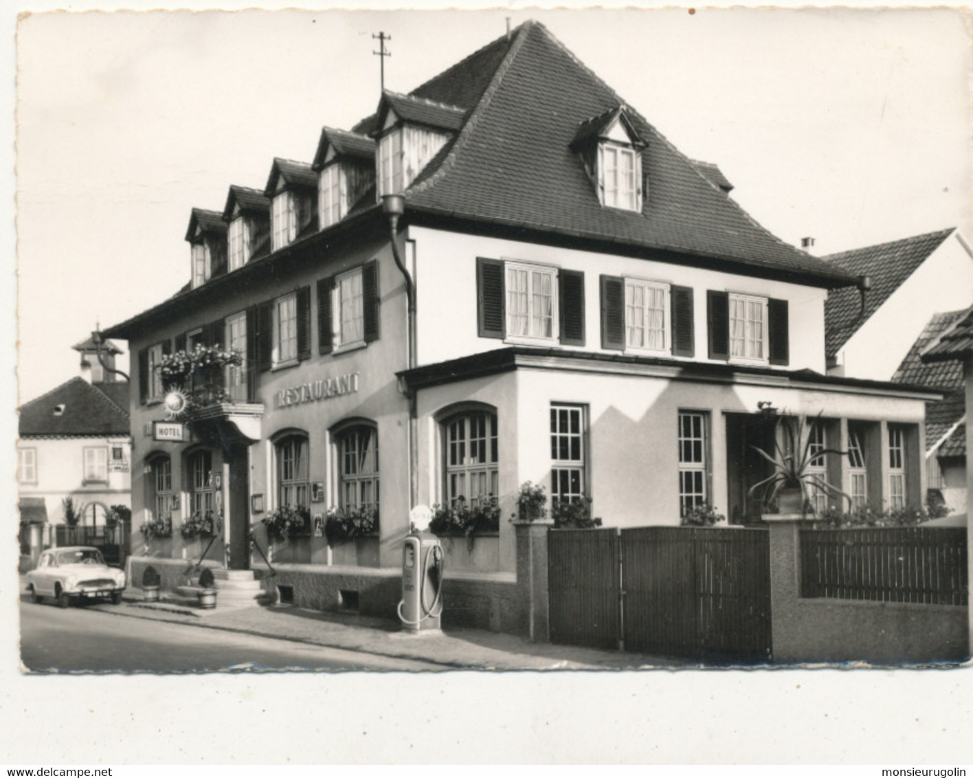 68 )) ANDOLSHEIM   HOTEL RESTAURANT "Au Soleil"   CPSM GRAND FORMAT   Edit HERZOG - Andolsheim