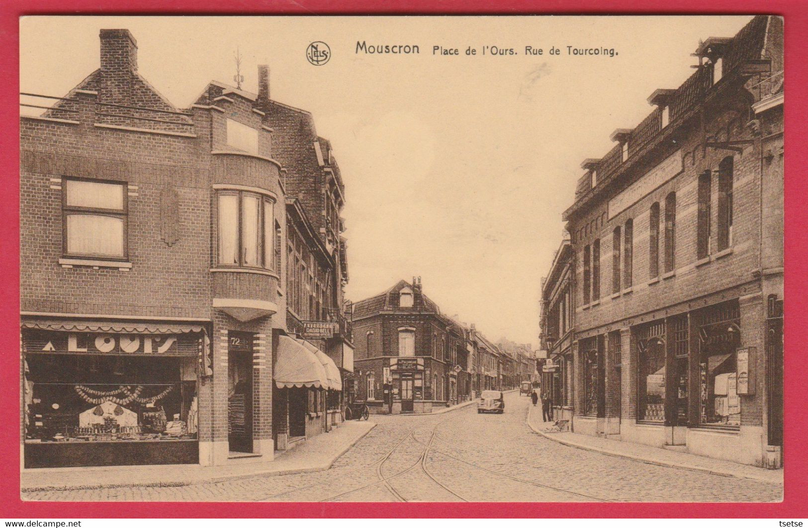 Mouscron - Place De L'Ours - Rue De Tourcoing ... Magasins ( Voir Verso ) - Mouscron - Moeskroen