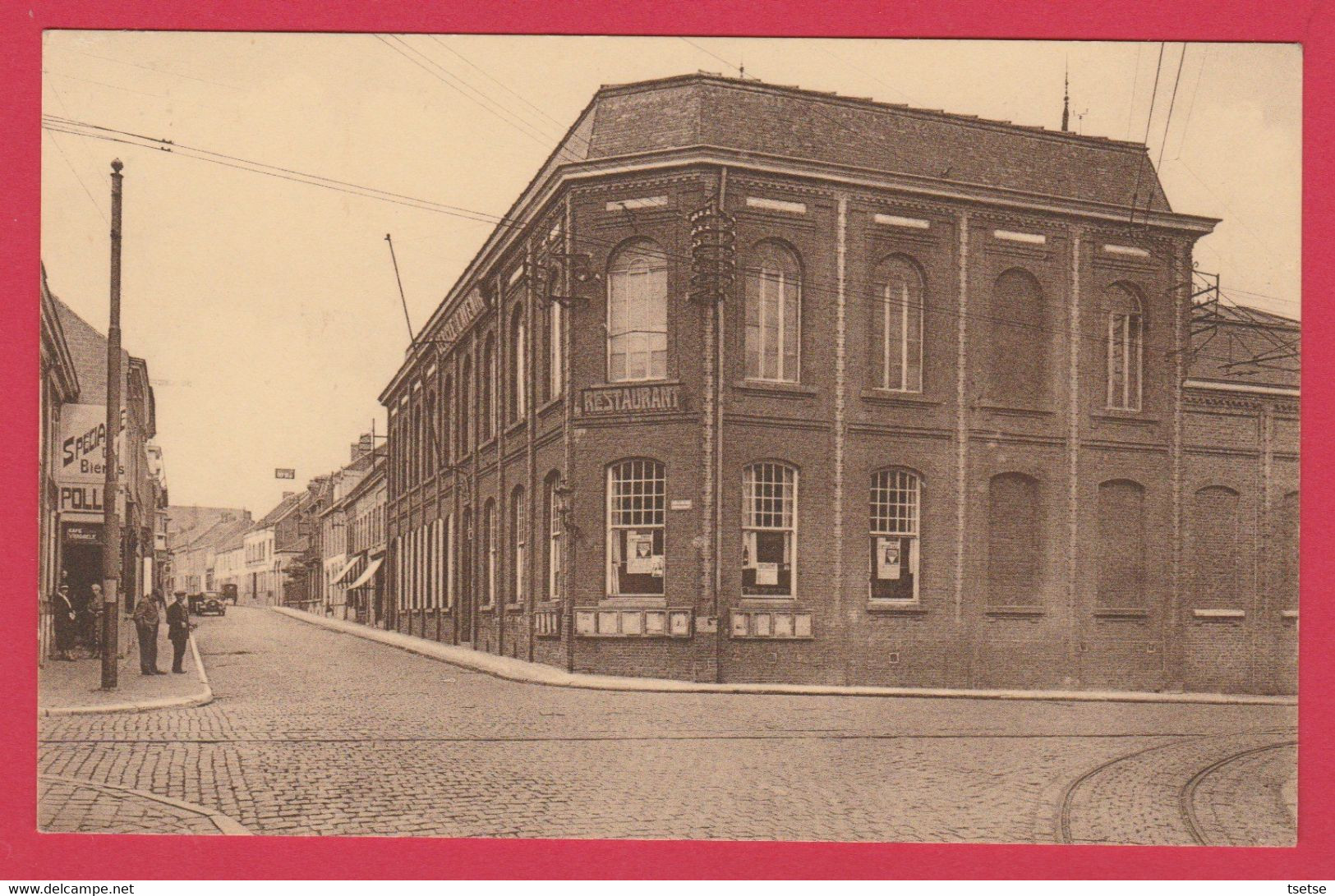 Mouscron - Cercle L'Avenir Et Rue Des Moulins ... Restaurant ( Voir Verso ) - Mouscron - Möskrön