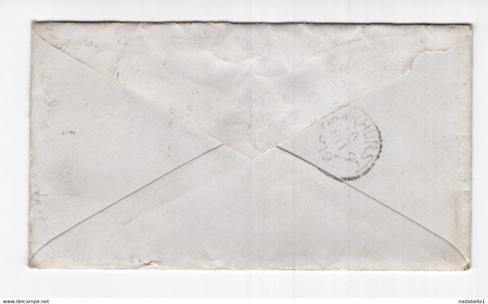 1879. GREAT BRITAIN,BRIGHTON TO HAWKHURST COVER OF SMALL PROPORTIONS,1 PENNY QUEEN VICTORIA - Brieven En Documenten