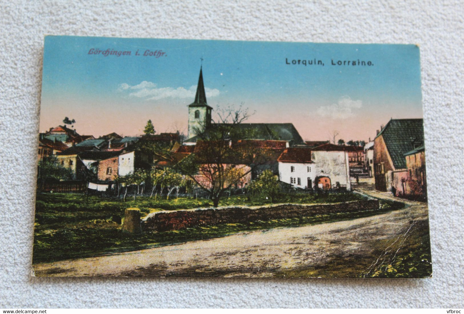 Cpa 1919, Lorquin, Lorraine, Moselle 57 - Lorquin