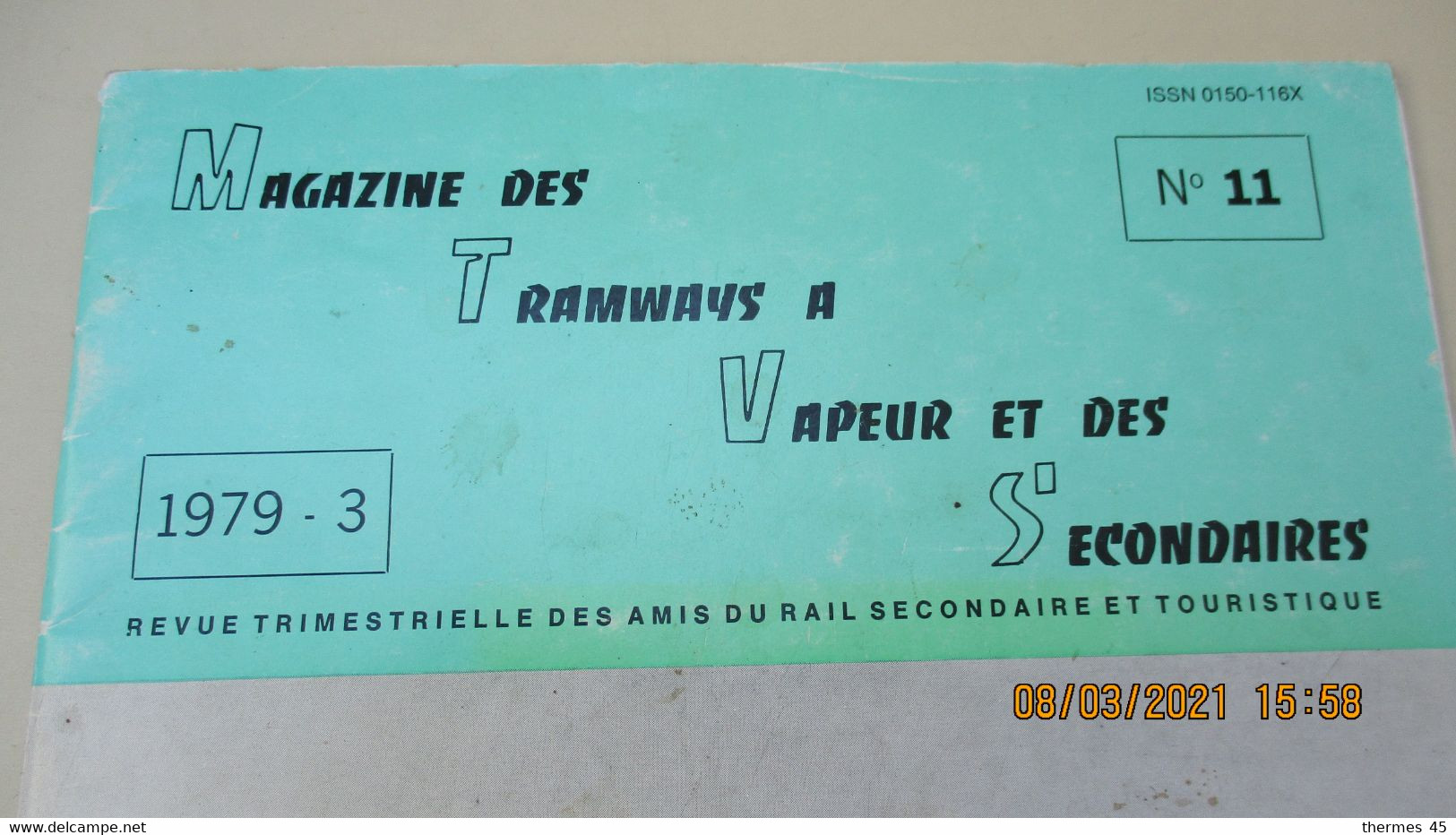 CHEMINS DE FER DEPARTEMENTAUX / LIGNE DE L'YONNE / MAGAZINE ...N° 11- 1979-3