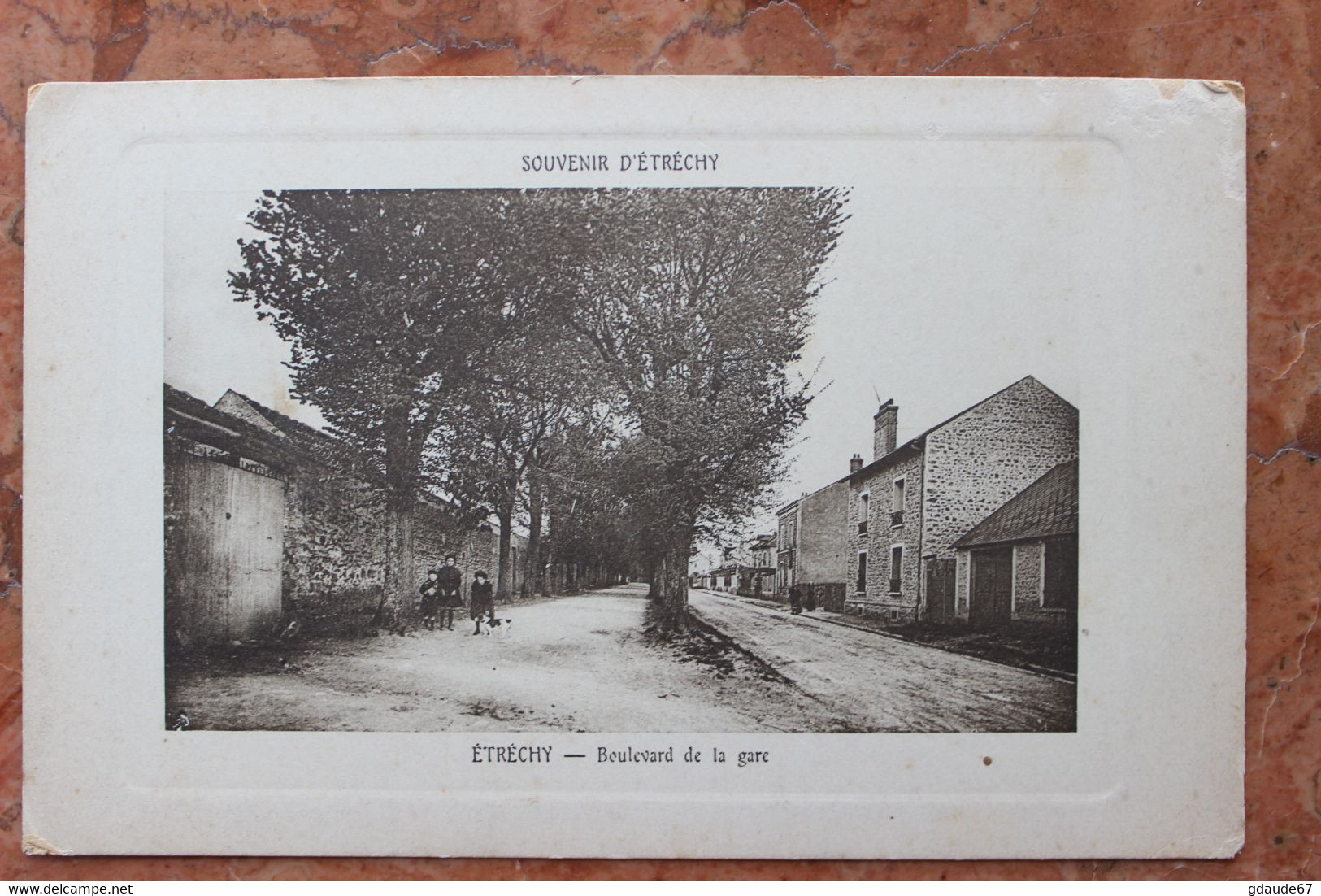 ETRECHY (91) - CARTE SOUVENIR - BOULEVARD DE LA GARE - Etrechy