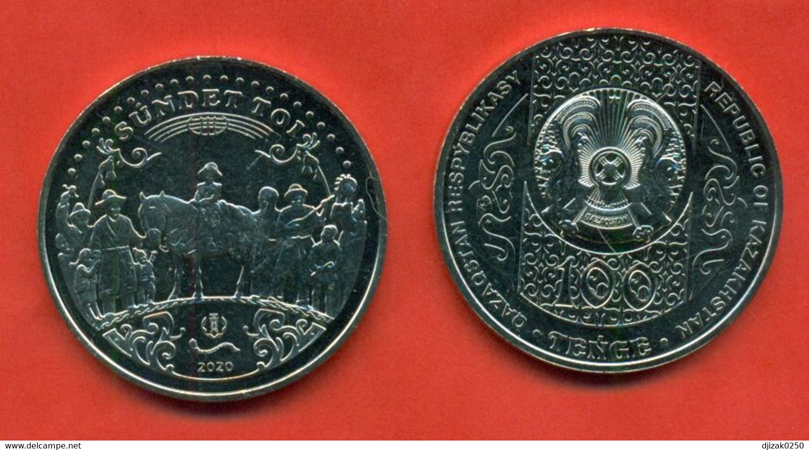 Kazakhstan 2020.  Coin 100 Tenges From CuNi.National Customs - Sundet Toy.Circumcis.UNC.NEW!!! - Kazachstan