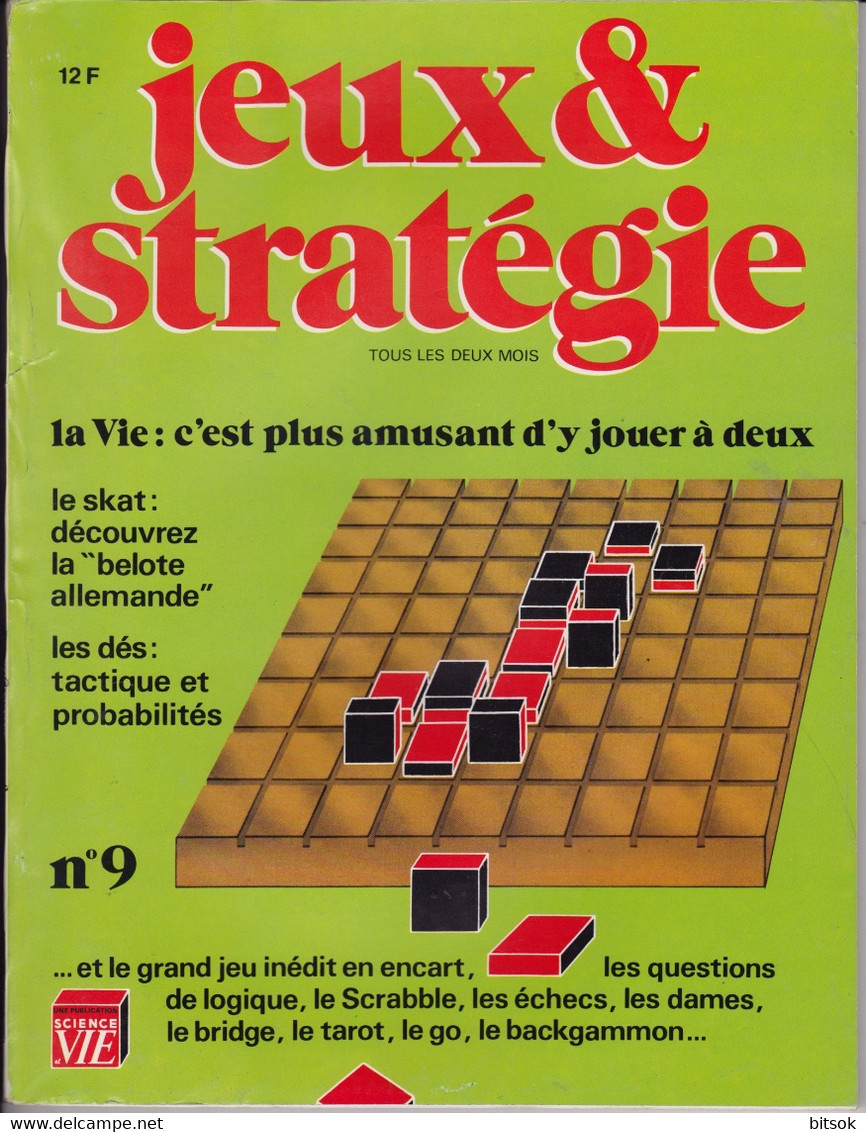 Jeux & Stratégie N°9 - Juin/juillet 1981- AVEC Jeu Encart : Jamaïca (voir Scans) - Juegos De Representaciones