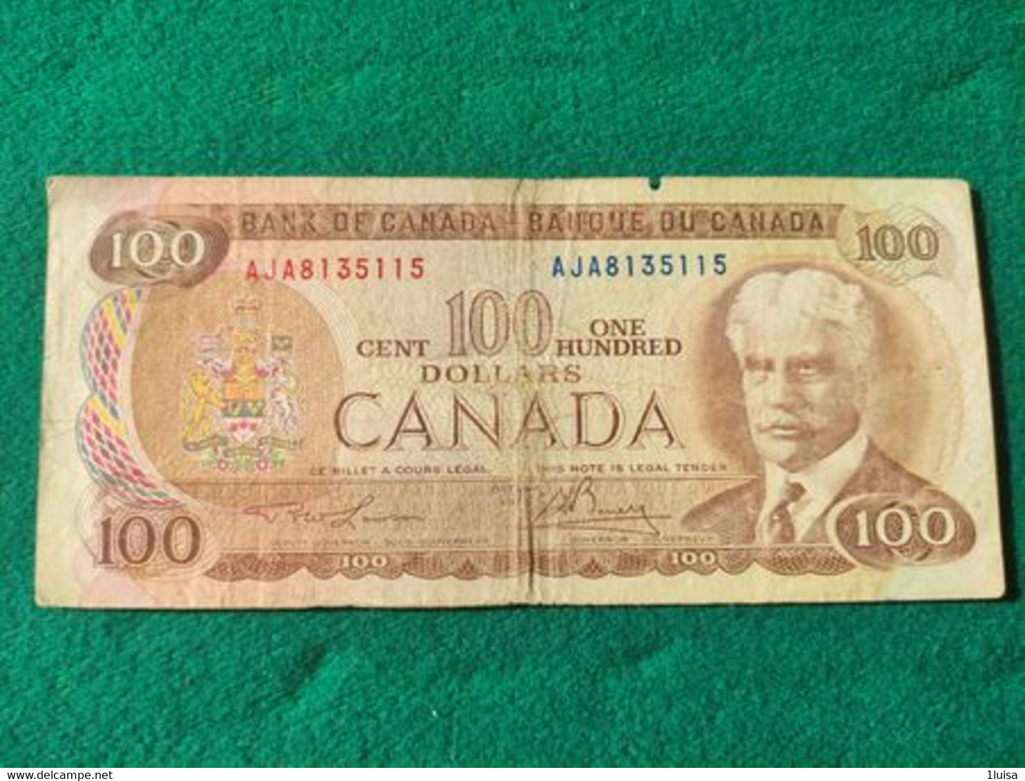 Canada 100 Dollars 1975 - Canada