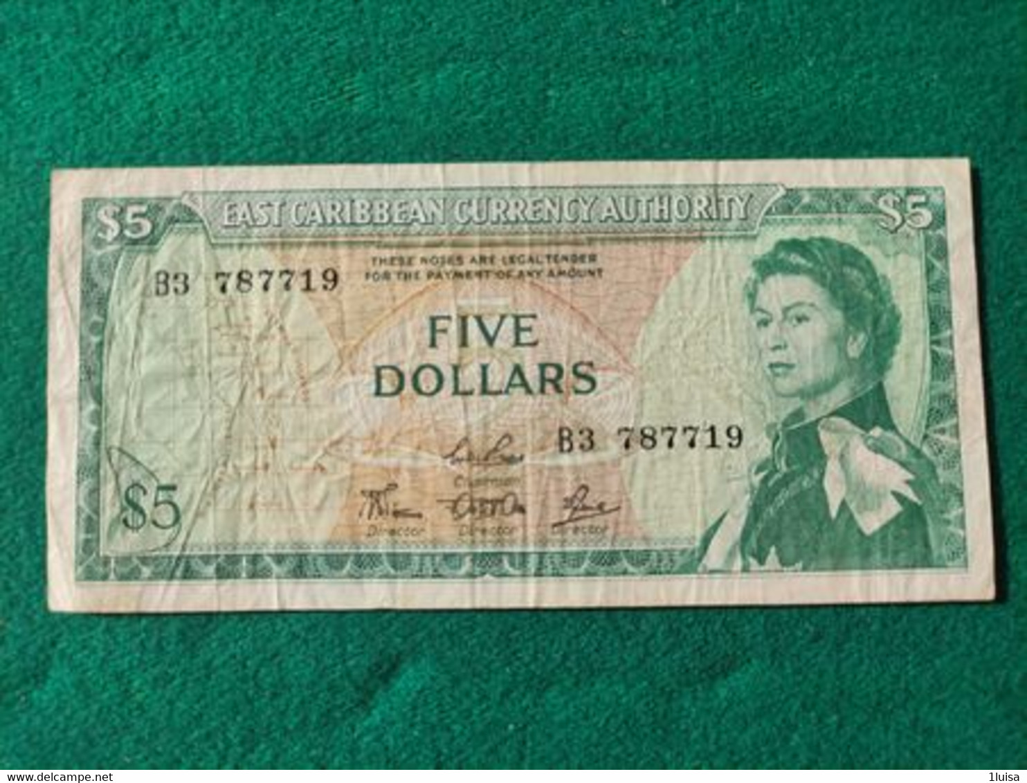 Caraibi Orientale 5 Dollars 1965 - Ostkaribik