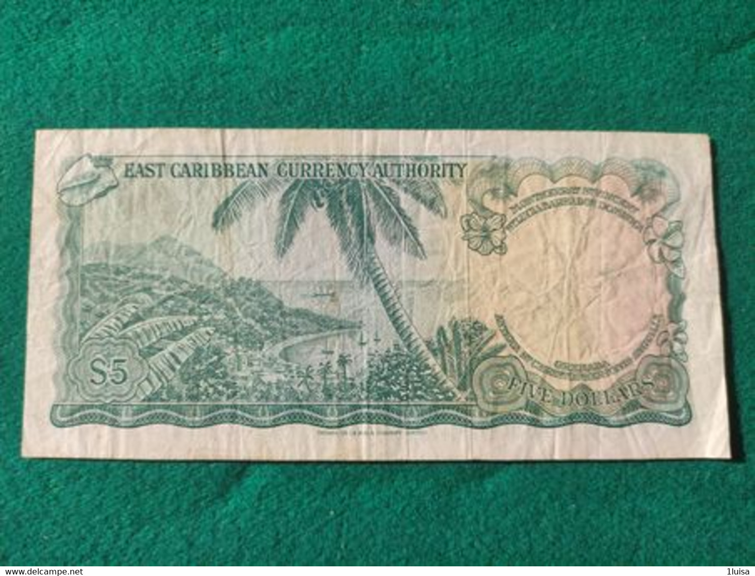 Caraibi Orientale 5 Dollars 1965 - Caribes Orientales