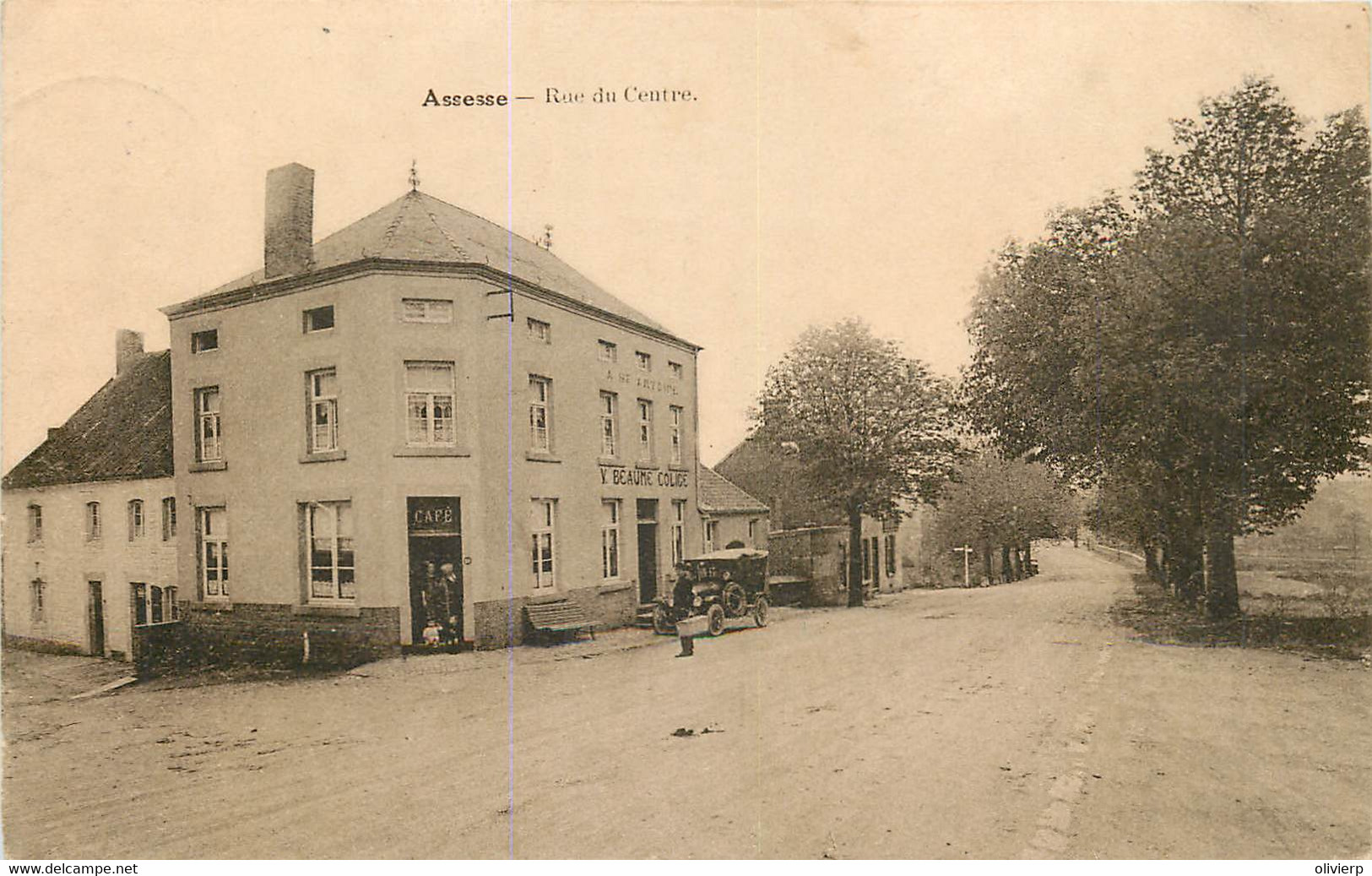 Belgique - Assesse - Rue Du Centre - Café Beaume-Colice - Assesse