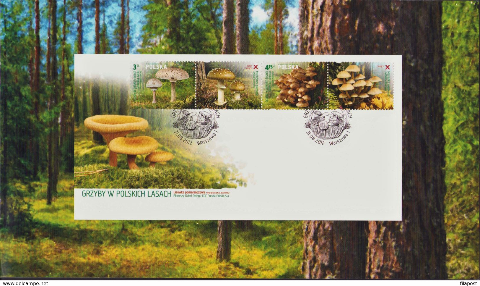 POLAND 2012 Booklet / Edible And Poisonous Mushrooms In Polish Forests / Full Sheet MNH** - Markenheftchen