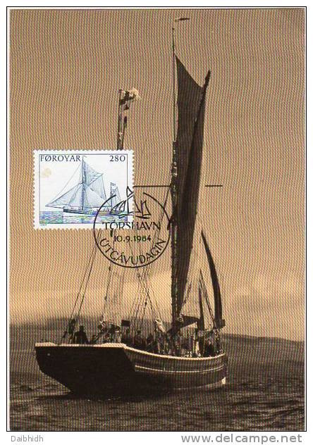 FAEROE IS.  1984 Sea Fishing On 3 Maximum Cards.  Michel 103-05 - Islas Faeroes