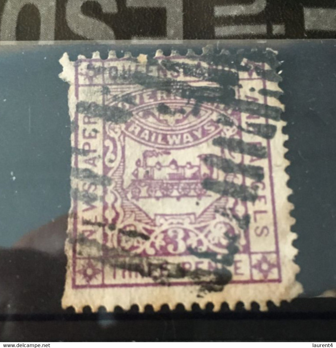 (Stamps 9-3-2021) Australia Queensland Railway (1 Stamp) - Postage Due