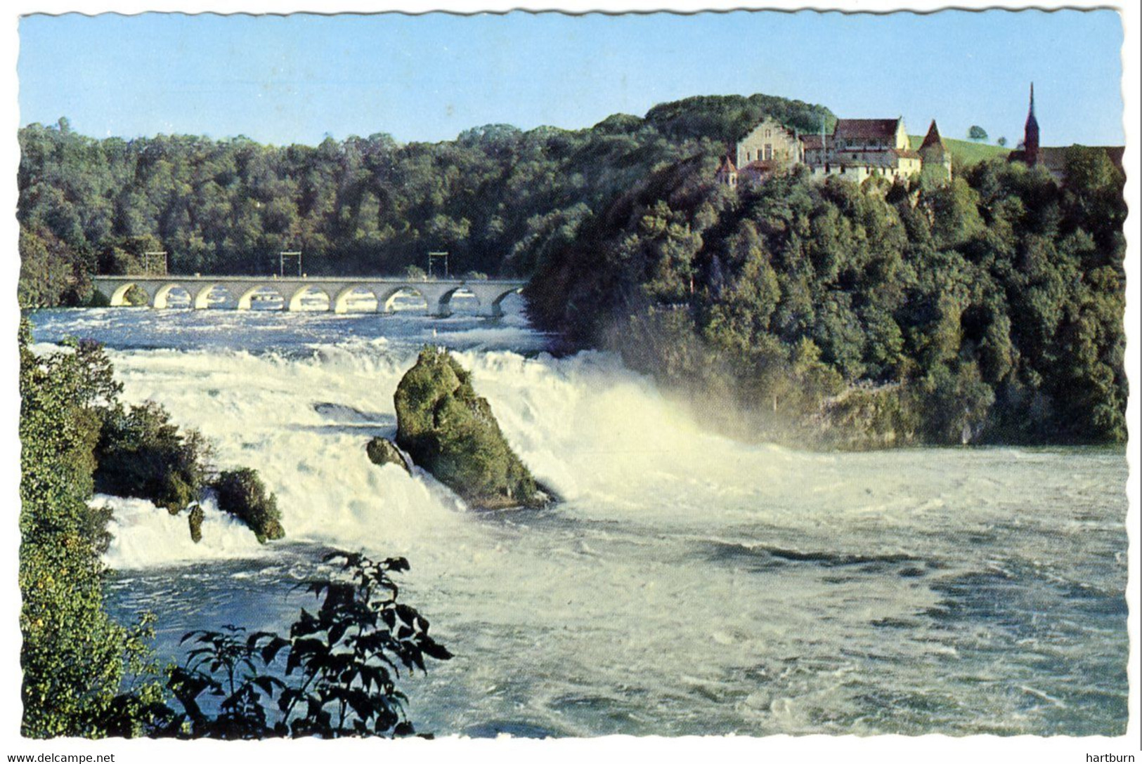 Rheinfall Mit Schloss Laufen - Zwitserland, Swisse, Schweiz - Laufen-Uhwiesen 