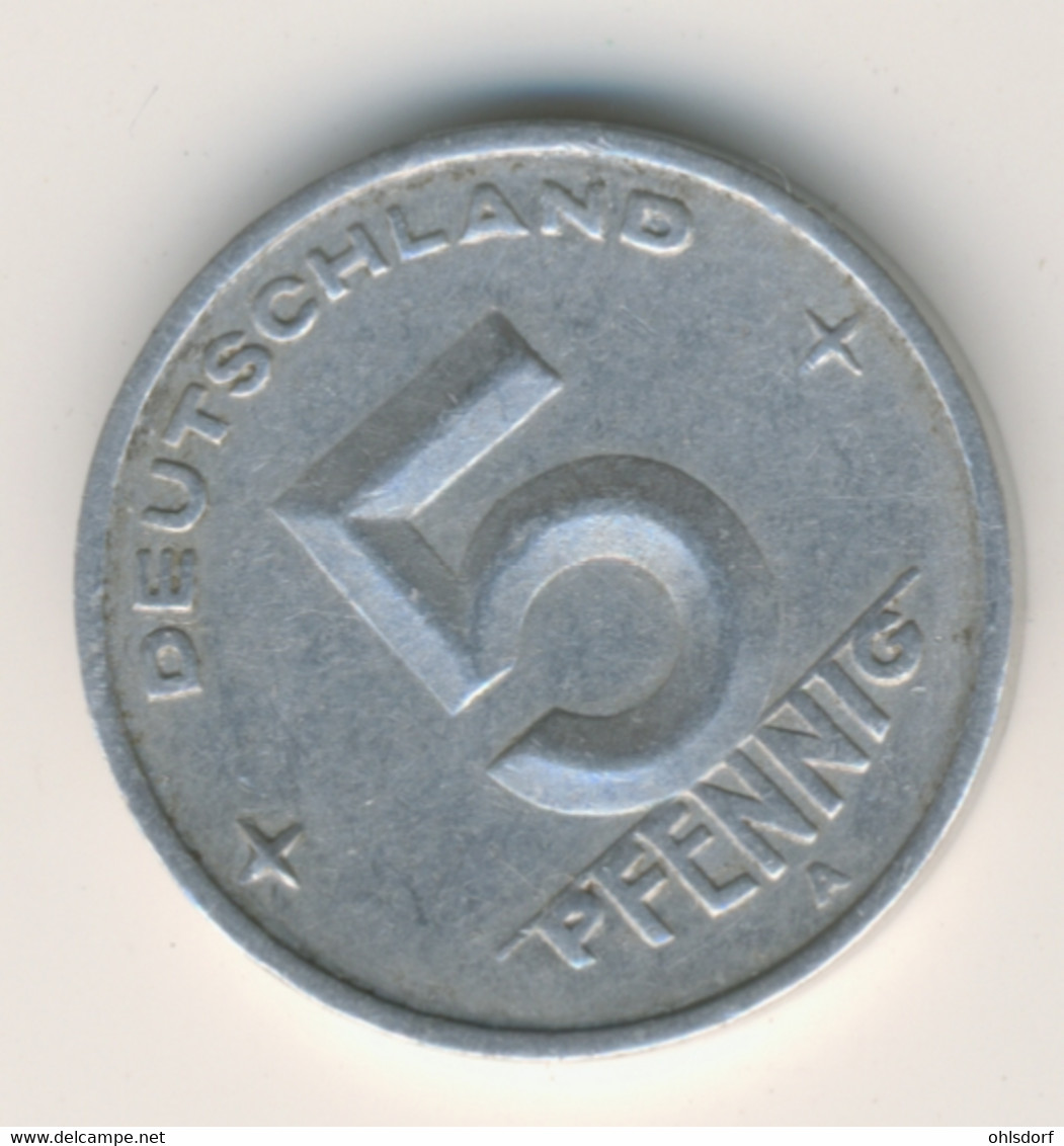 DDR 1950 A: 5 Pfennig, KM 2 - 5 Pfennig