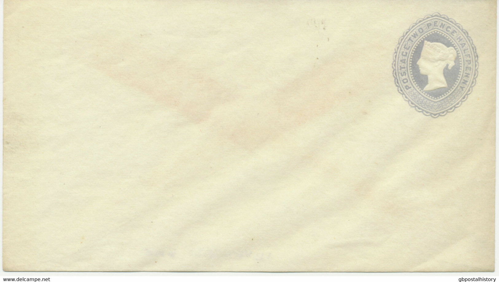 GB 1892 QV 2 ½ D Postal Stationery Envelope Size D VARIETY/ERROR: INVERTED WMK - Abarten & Kuriositäten