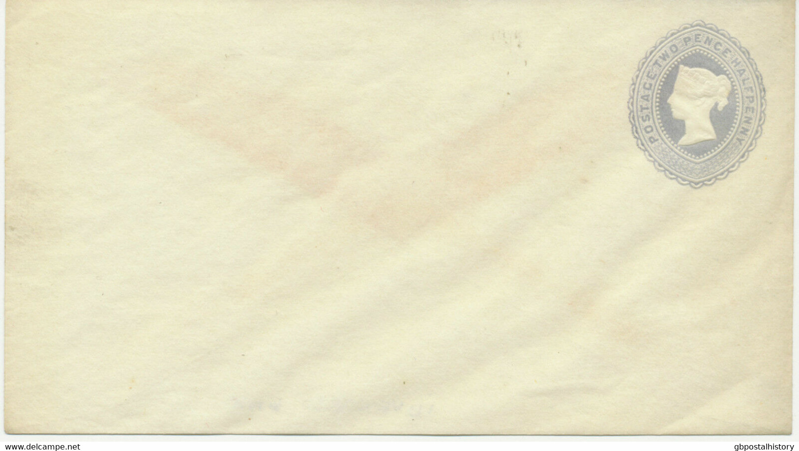 GB 1892 QV 2 ½ D Postal Stationery Envelope Size D VARIETY/ERROR: INVERTED WMK - Errors, Freaks & Oddities (EFOs