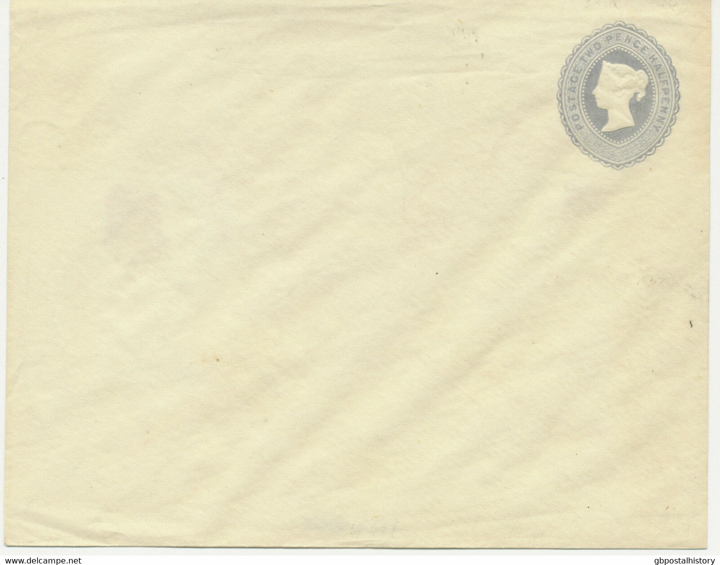 GB 1892 QV 2 ½ D Postal Stationery Envelope Size L VARIETY/ERROR: INVERTED WMK - Varietà, Errori & Curiosità