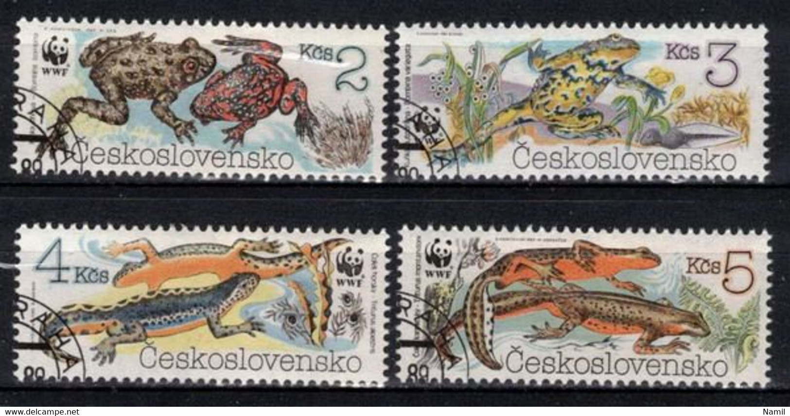 Tchécoslovaquie 1989 Mi 3007-10 (Yv 2808-11), Obliteré - Used Stamps