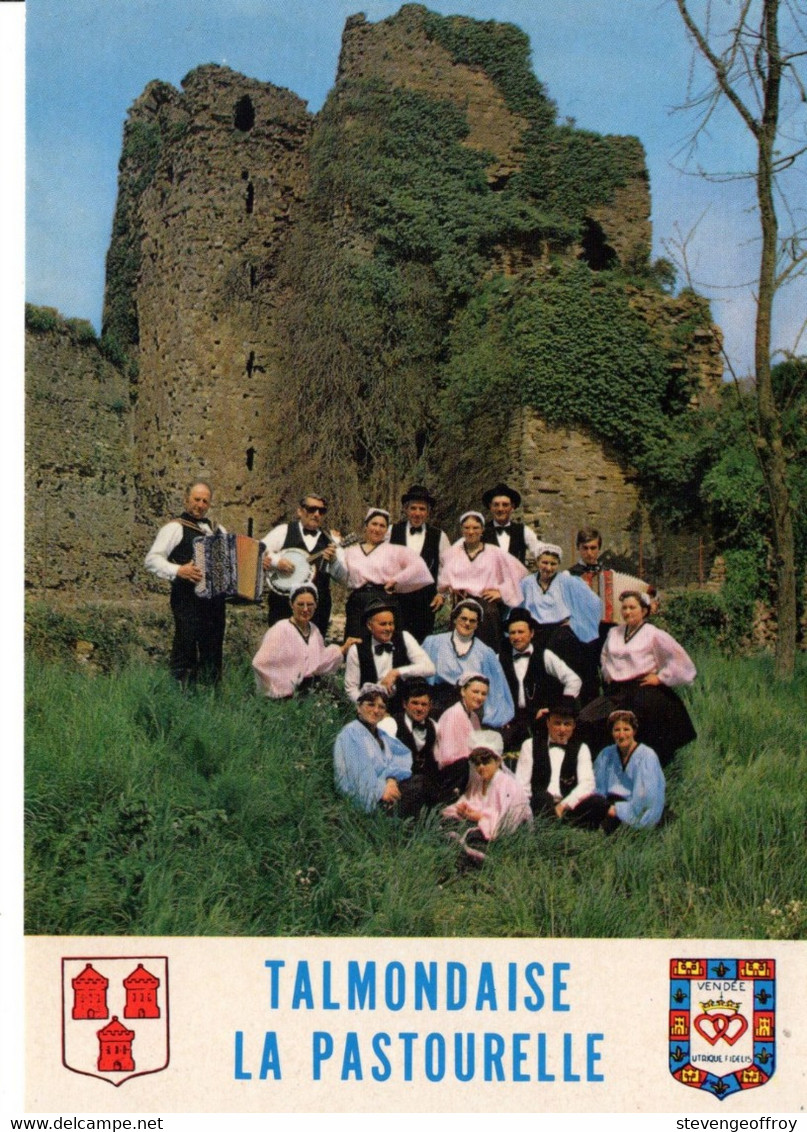 85 Vendée Talmont Saint Hilaire Pastourelle Talmondaise Groupe Folklorique Folklore Homme Femme - Talmont Saint Hilaire