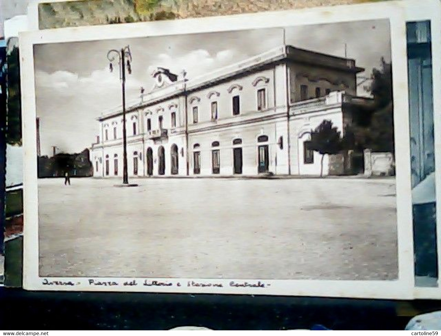 STAZIONE FERROVIARIA- AVERSA - ( CASERTA) Formato GRANDE  N1940 HZ5442 - Aversa