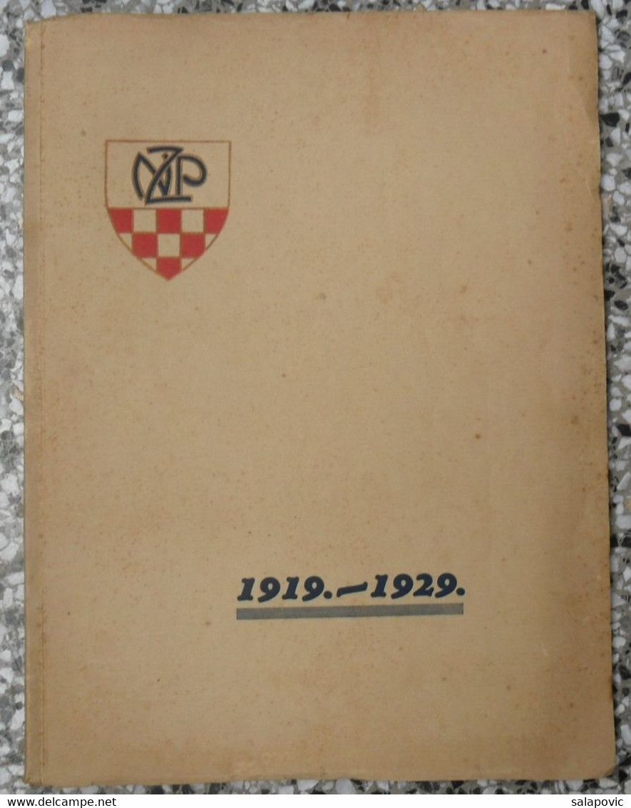 SPOMENSPIS ZAGREBACKOG NOGOMETNOG PODSAVEZA 1919 - 1929 Football, Croatia - Livres