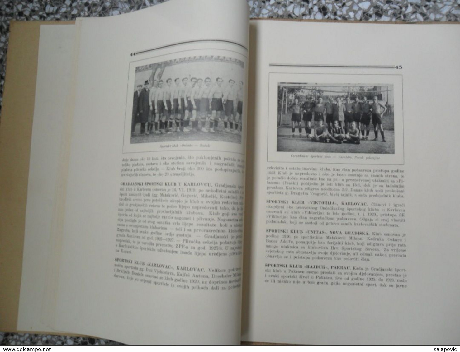 SPOMENSPIS ZAGREBACKOG NOGOMETNOG PODSAVEZA 1919 - 1929 Football, Croatia - Libri