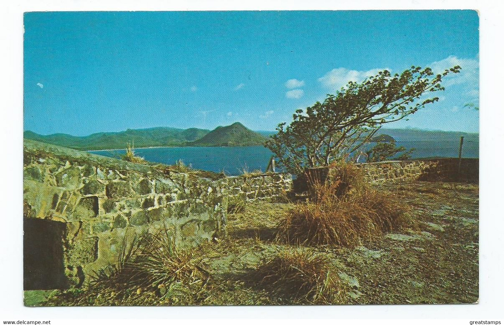 St.lucia Postcard Old Fortification. Unused - Sainte-Lucie