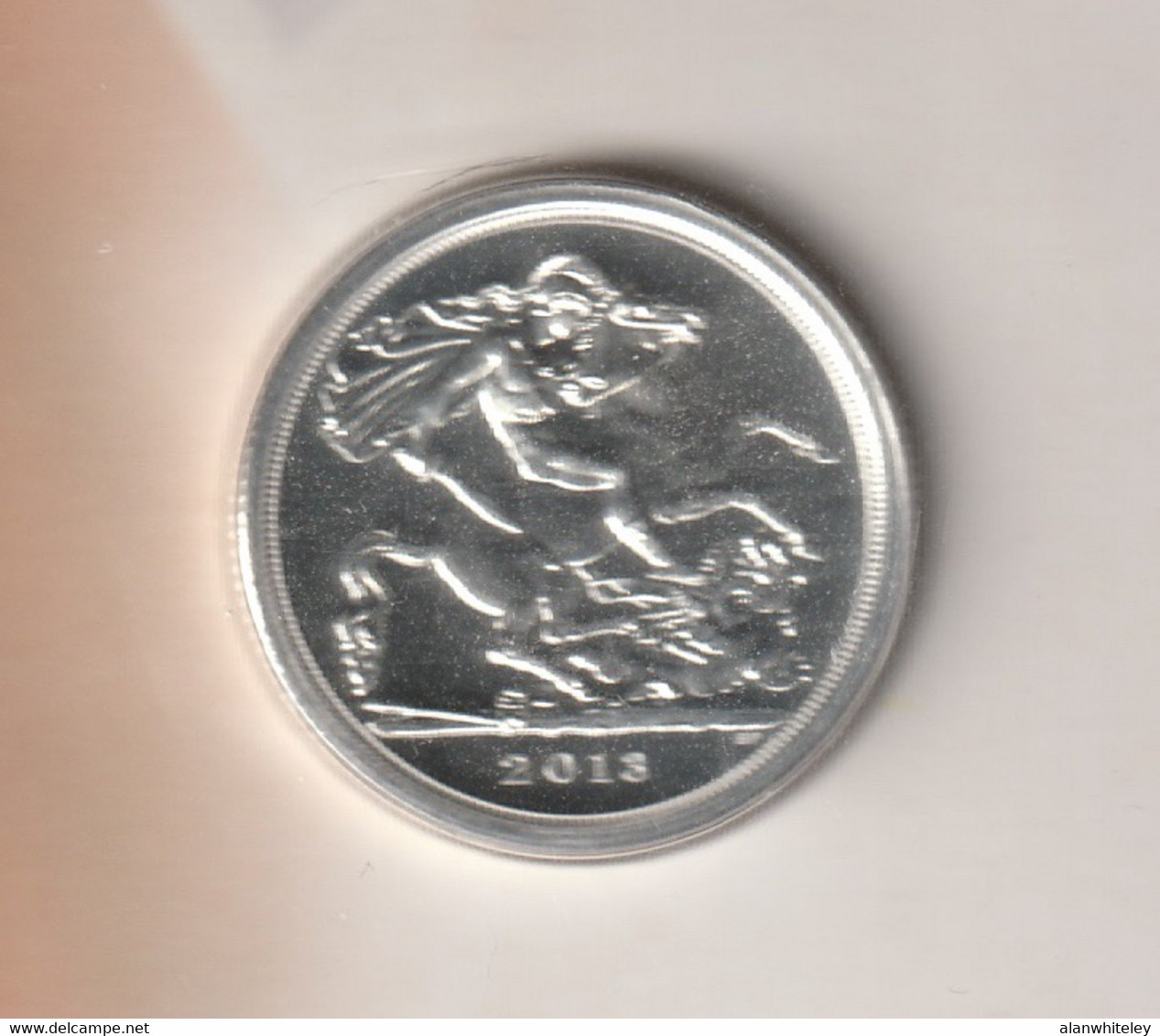 GREAT BRITAIN 2013 GBP20 St George & Dragon: Single Silver Coin (in Pack) BRILLIANT UNCIRCULATED - Maundy Sets & Gedenkmünzen