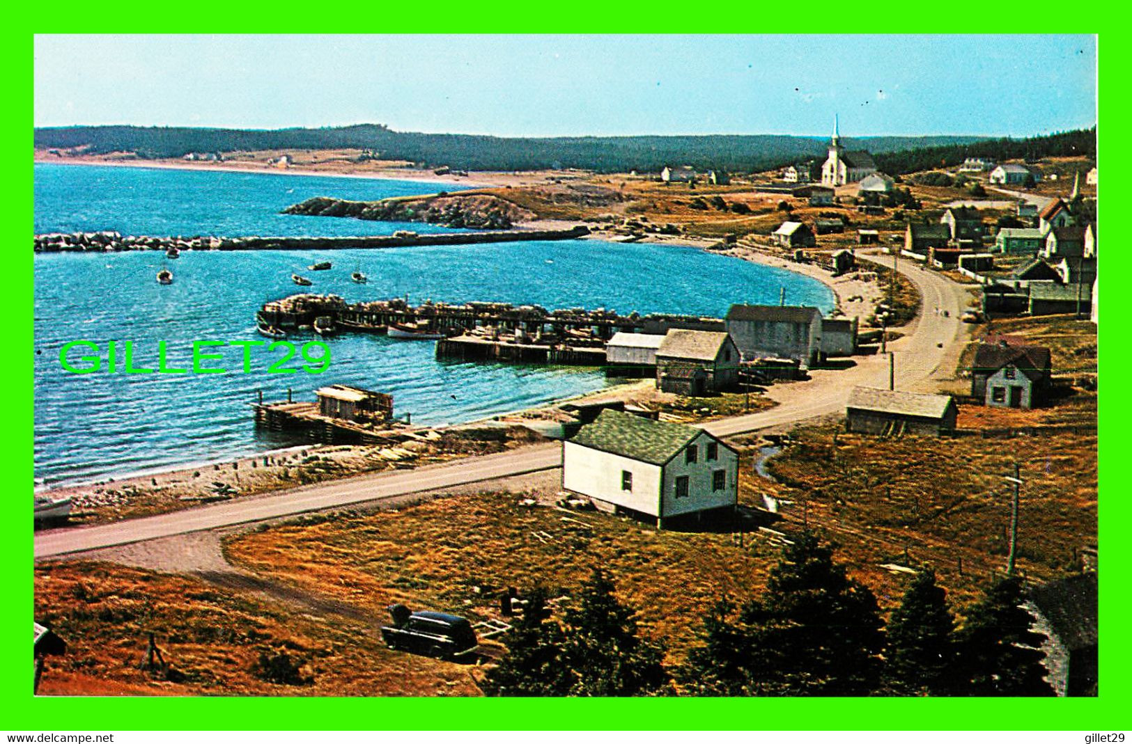 CAPE BRETON, NOVA SCOTIA - MAINADIEU - PUB. BY C. & G. MACLEOD LTD -  COLOR BY C. DOBSON - - Cape Breton