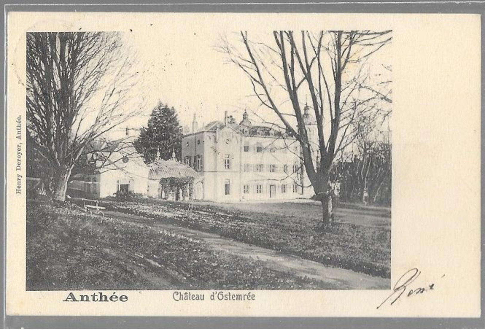 Anthée : Château D'Ostemrée     VENTE DE MA COLLECTION PRIX SYMPAS - REGARDEZ MES OFFRES - Andere & Zonder Classificatie