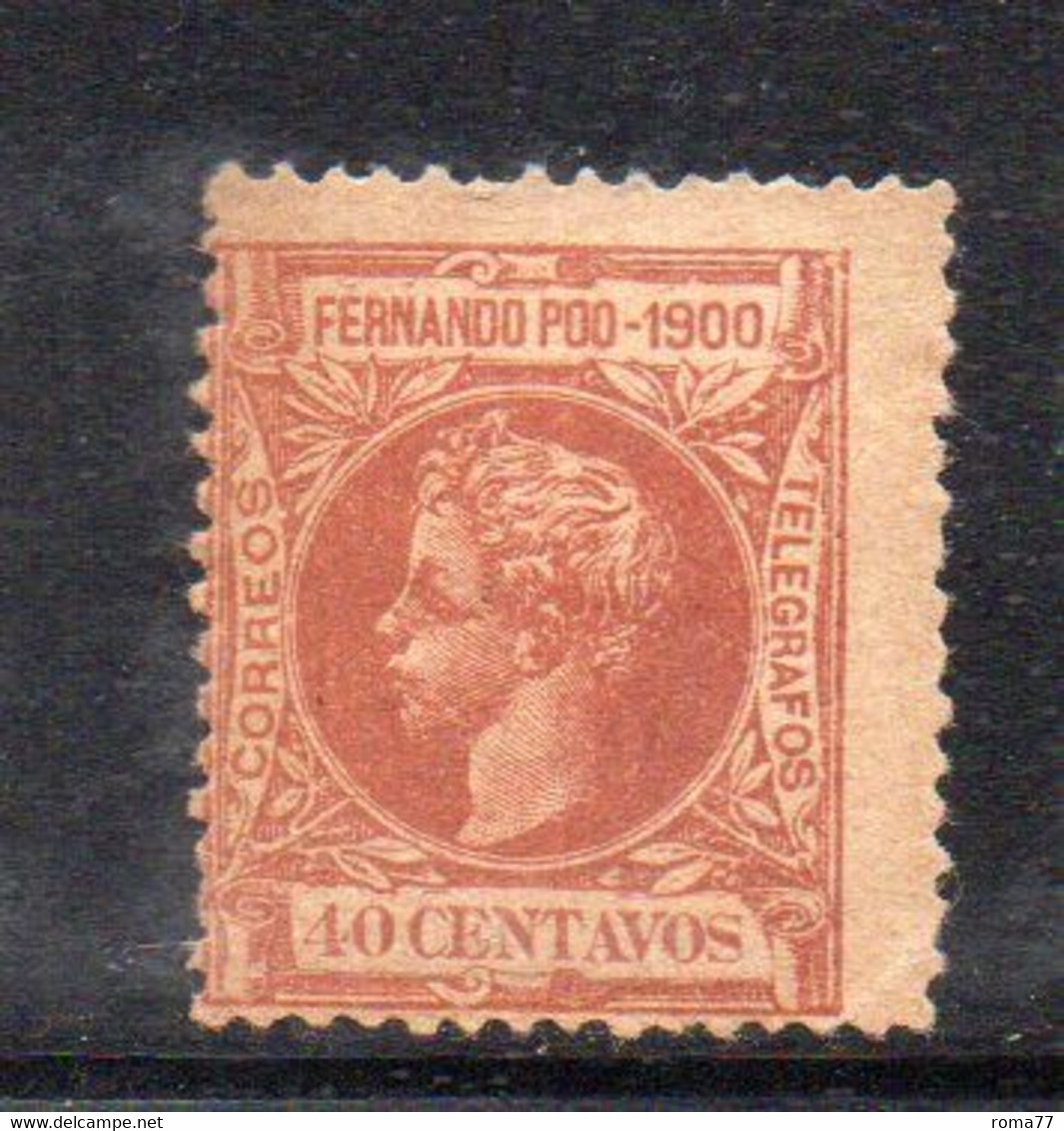 XP4270 - FERNANDO POO 1900, 5 Cent Yvert N. 81  *  Linguella Forte (2380) - Fernando Po