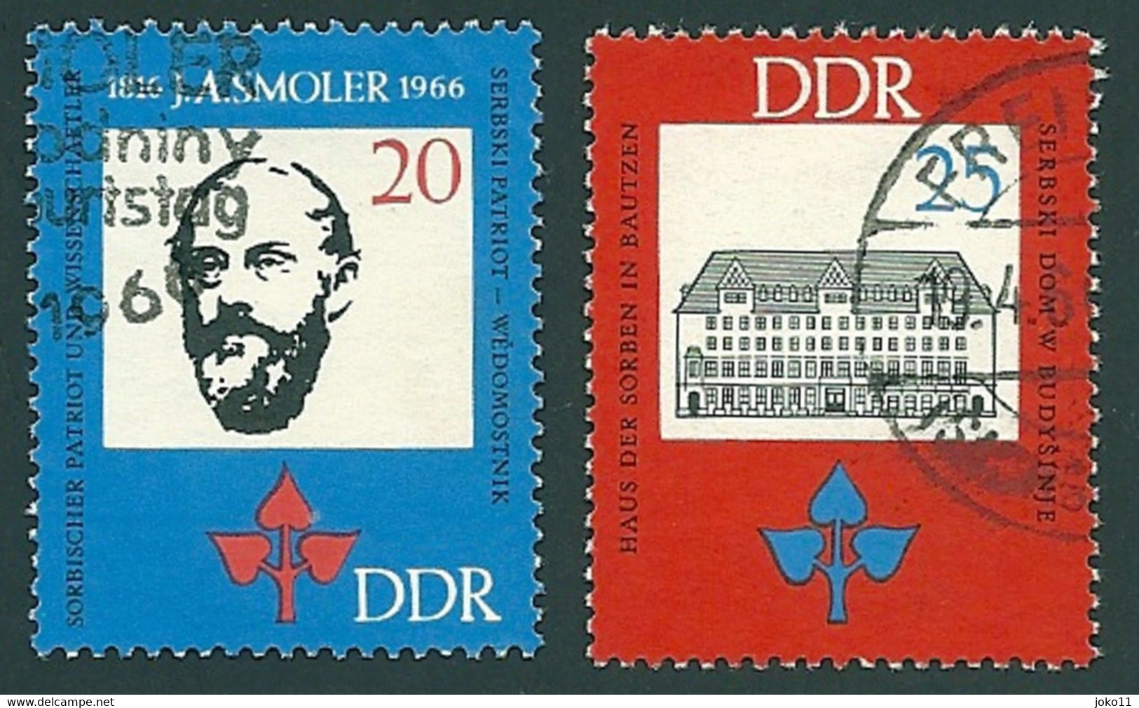 DDR, 1966, Michel-Nr. 1165-1166, Gestempelt - Used Stamps