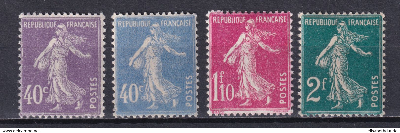 1927 - YVERT N° 236/239 ** MNH ! - TYPE SEMEUSE - COTE = 64 EUR - Neufs