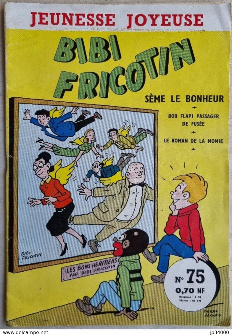 JEUNESSE JOYEUSE N°75 BIBI FRICOTIN SEME LE BONHEUR - EO 1961 - Bibi Fricotin