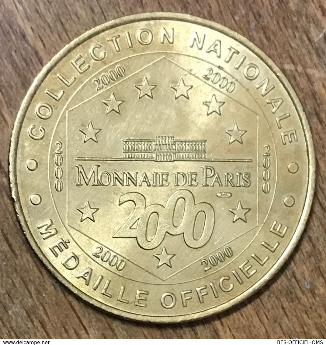 75015 PARIS TOUR EIFFEL MDP 2000 MÉDAILLE SOUVENIR MONNAIE DE PARIS JETON TOURISTIQUE MEDALS COINS TOKENS - 2000