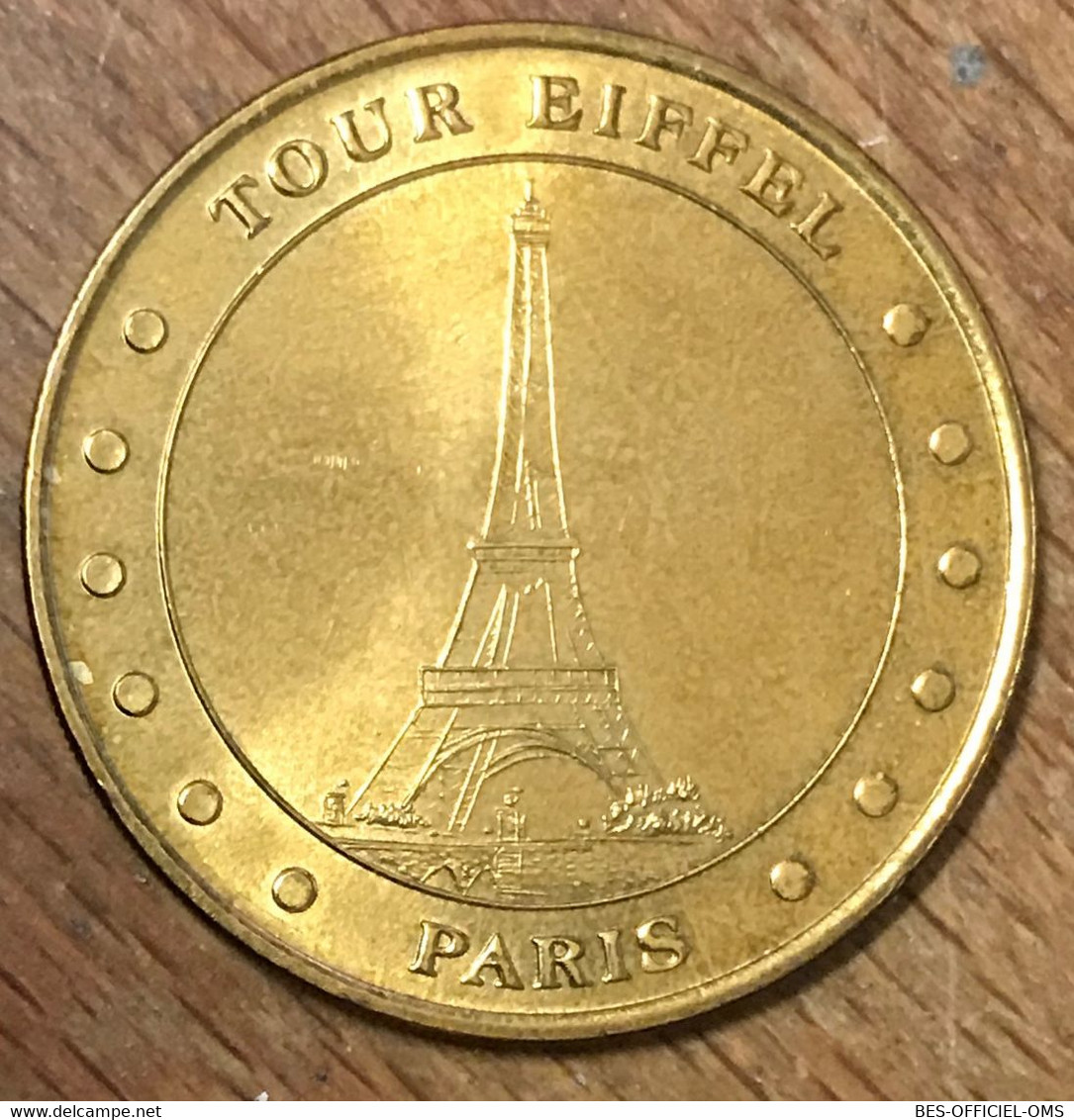 75015 PARIS TOUR EIFFEL MDP 2002 MÉDAILLE SOUVENIR MONNAIE DE PARIS JETON TOURISTIQUE MEDALS COINS TOKENS - 2002