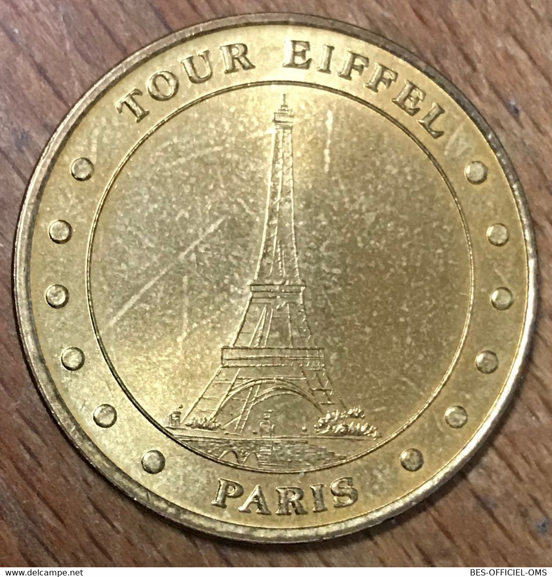 75015 PARIS TOUR EIFFEL MDP 2004 S MÉDAILLE SOUVENIR MONNAIE DE PARIS JETON TOURISTIQUE MEDALS COINS TOKENS - 2004