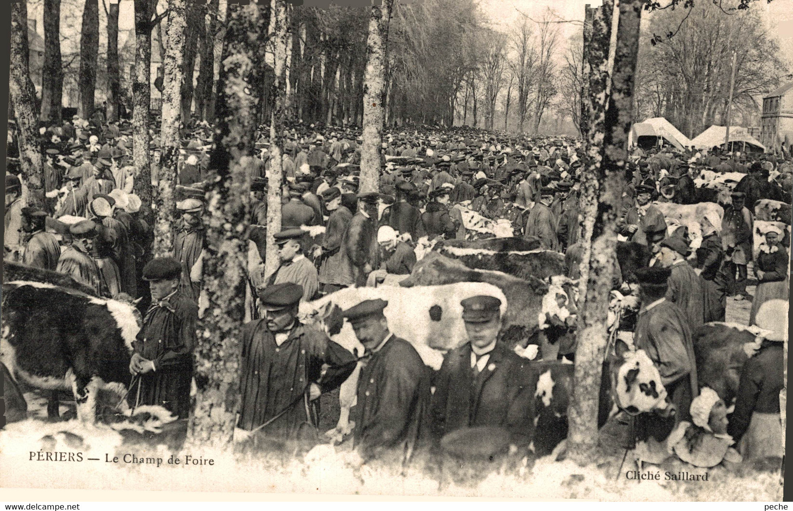 N°79244 -cpa Périers -le Champ De Foire- - Kermissen