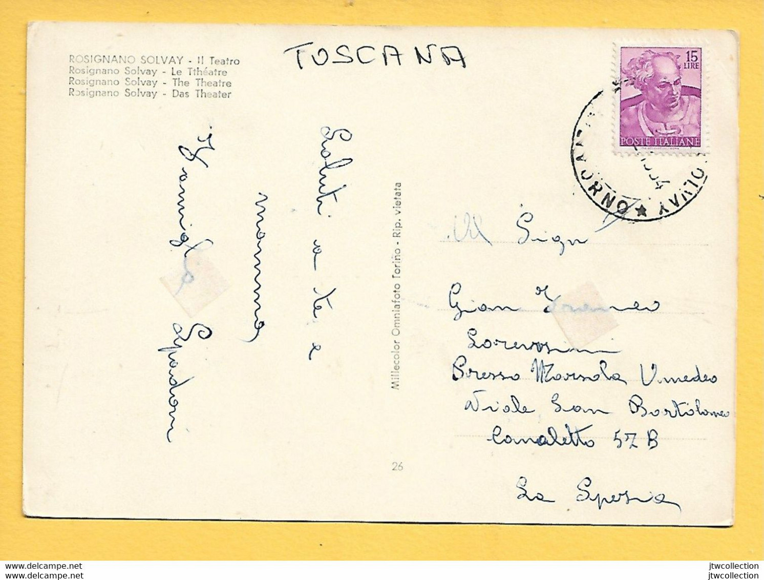 Rosignano Solvay (LI) - Viaggiata - Other & Unclassified