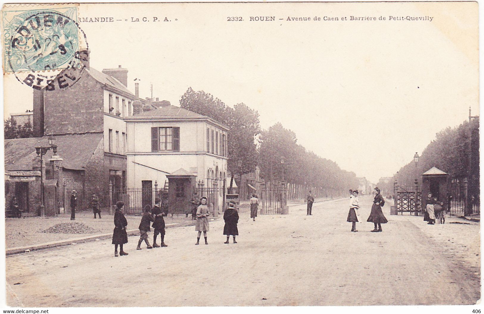 Avenue De Caen Et Barrière De Petit-Quevilly - Le Petit-Quevilly