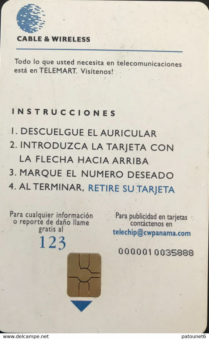 PANAMA  -  Phonecard   - Cable & Wireless   - Mariage  -  B/. 5.00 - Panama