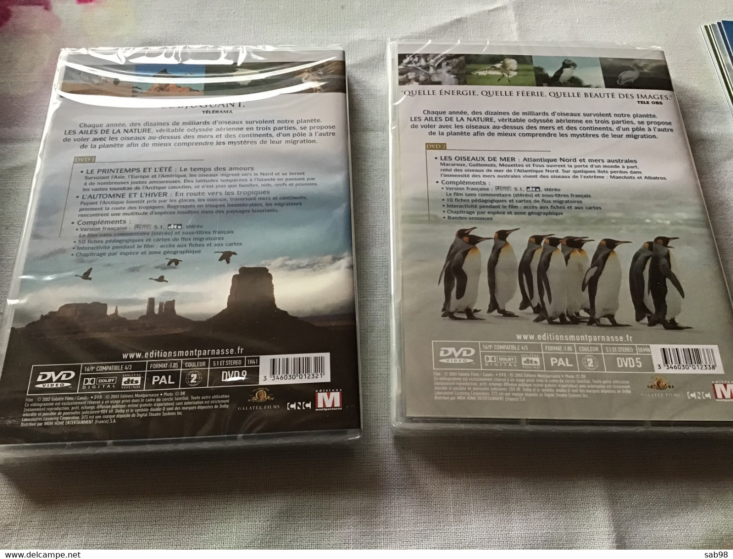 Ornithologie oiseaux 2 DVD et 10 Photos Coffret collector et numéroté Les ailes de la nature