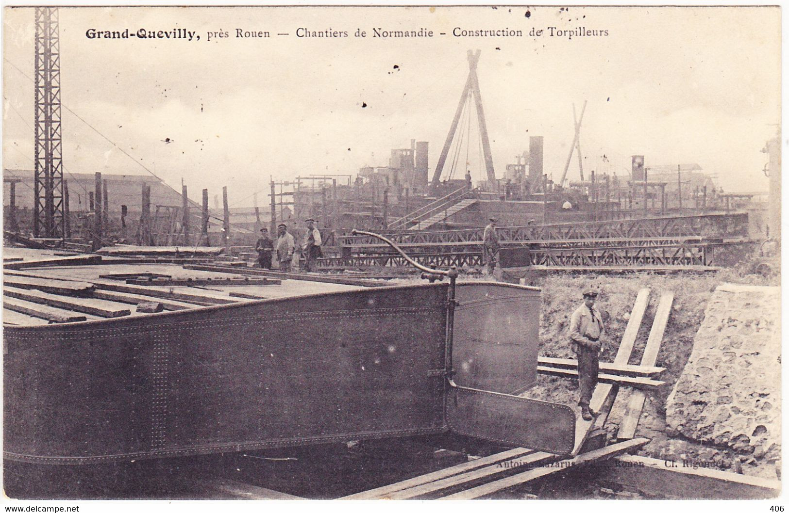 Chantiers De Normandie - Construction De Torpilleurs - Le Grand-quevilly