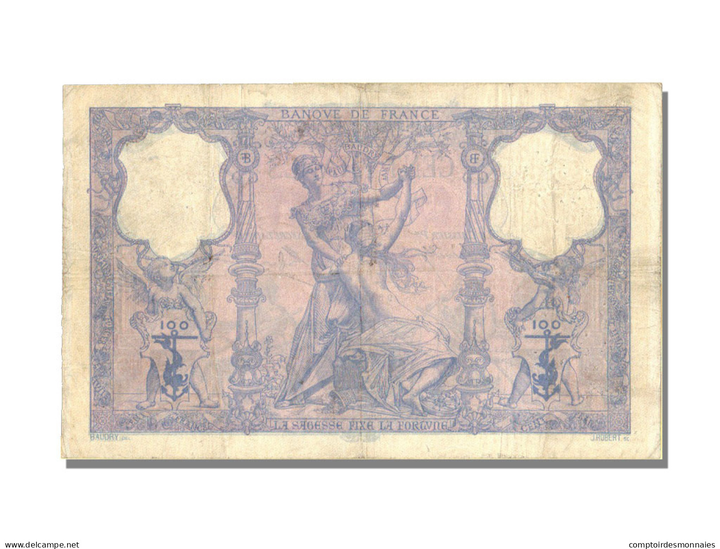 Billet, France, 100 Francs, 100 F 1888-1909 ''Bleu Et Rose'', 1903, 1903-12-18 - 100 F 1888-1909 ''Bleu Et Rose''