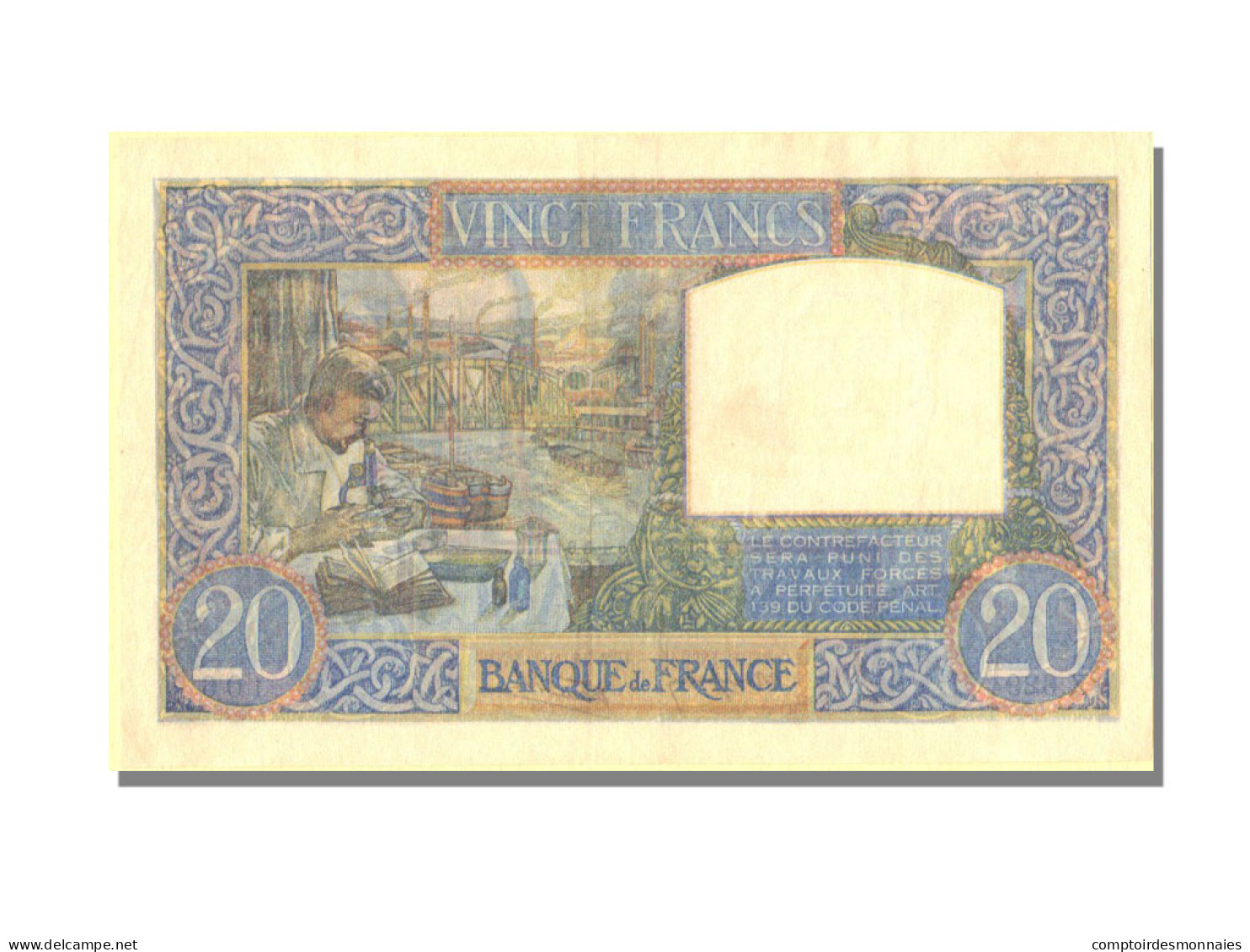 20 Francs Science Et Travail Type 1940 - 20 F 1939-1942 ''Science Et Travail''