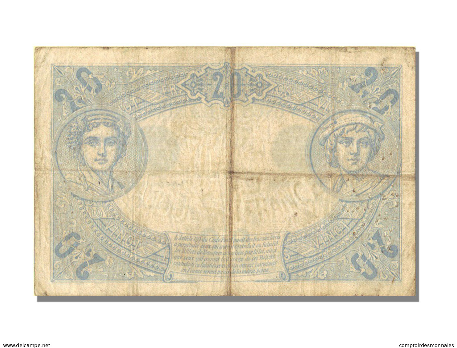 20 Francs Bleu Type 1905 - 20 F 1905-1913 ''Bleu''