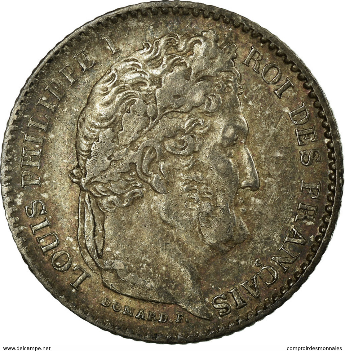 Monnaie, France, Louis-Philippe, 25 Centimes, 1845, Lille, TTB+, Argent - 25 Centimes