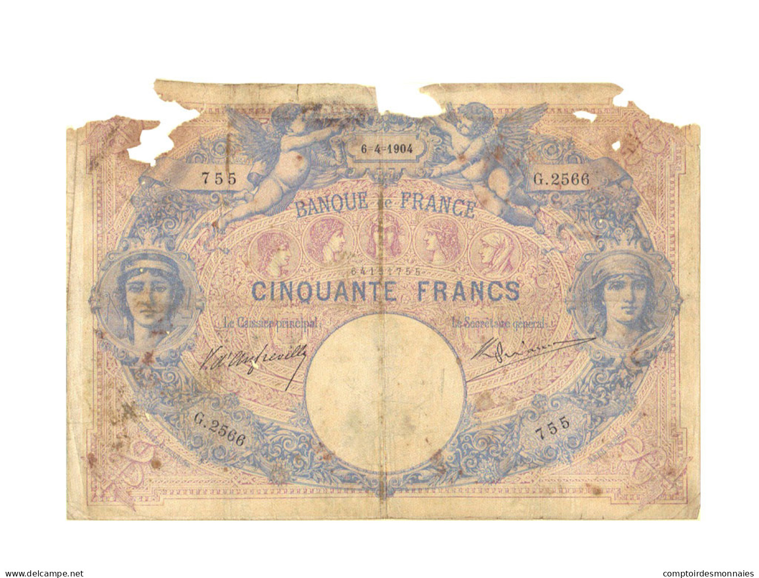 50 Francs Bleu Et Rose Type 1889 - 50 F 1889-1927 ''Bleu Et Rose''