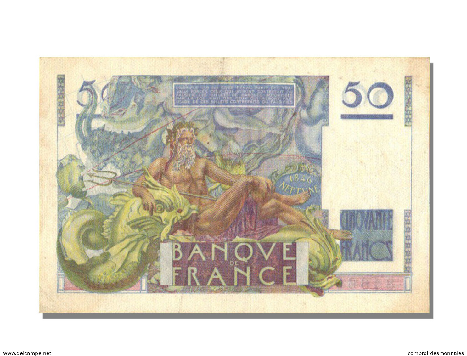 Billet, France, 50 Francs, 50 F 1946-1951 ''Le Verrier'', 1949, 1949-05-19, SPL - 50 F 1946-1951 ''Le Verrier''
